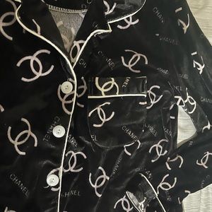 Chanel velvet copy pajama